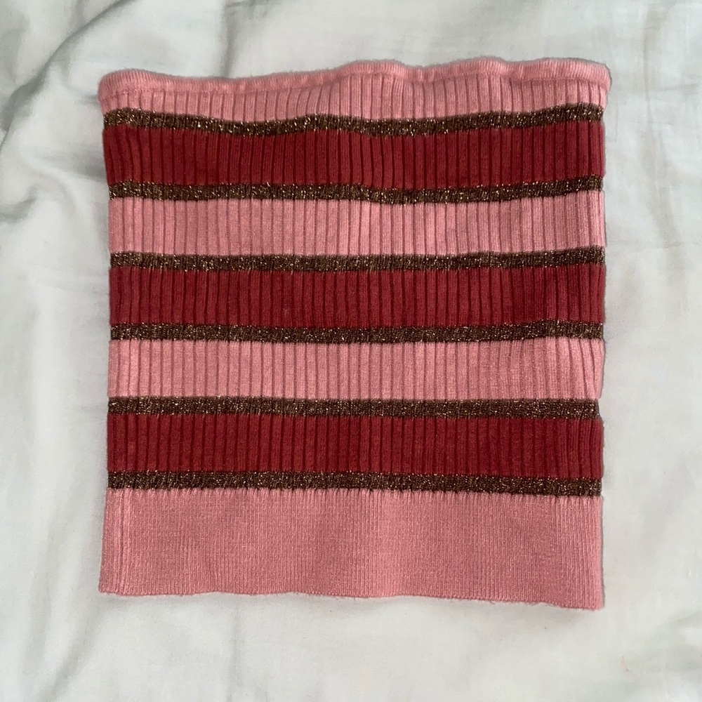 Pink tube top